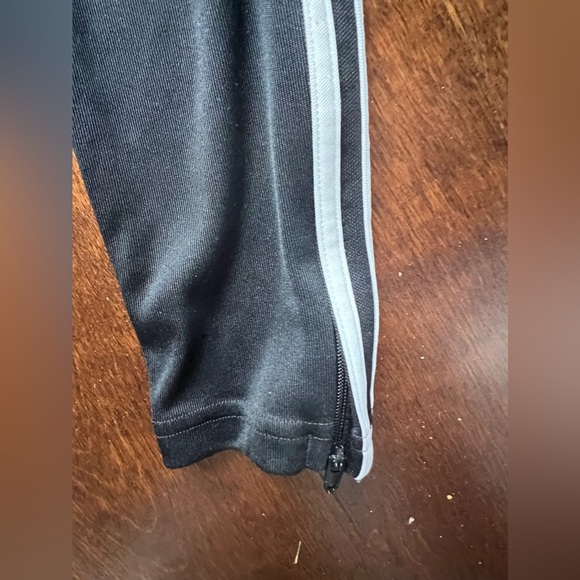 Adidas Skinny Black and White Striped Track Pants XS - Picture 8 of 9